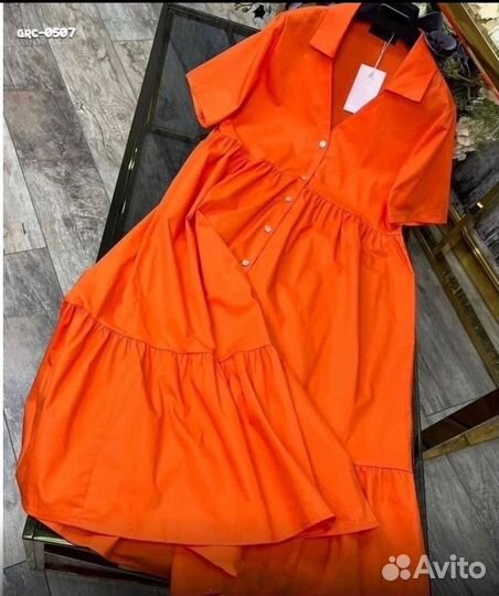 Платье хлопок