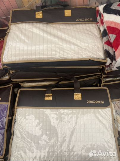 Плед кубик шампань