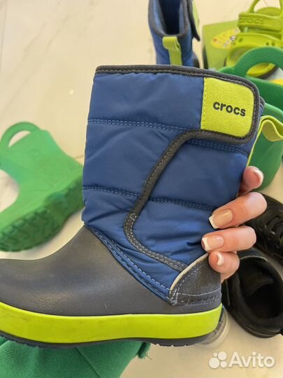Резиновые сапоги crocs c8, crocs c9, c6