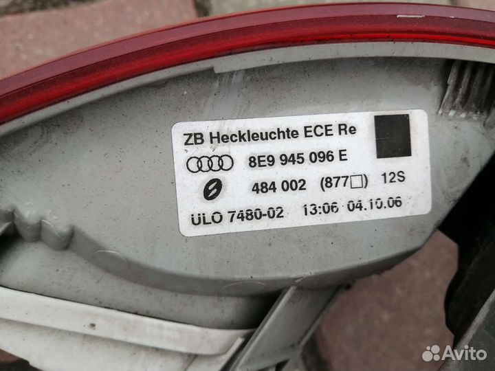 Ауди А4 Б7 универсал фонарь задний левый правый