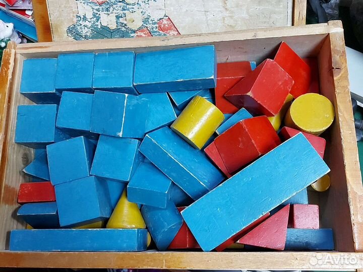 Кубики деревянные СССР 