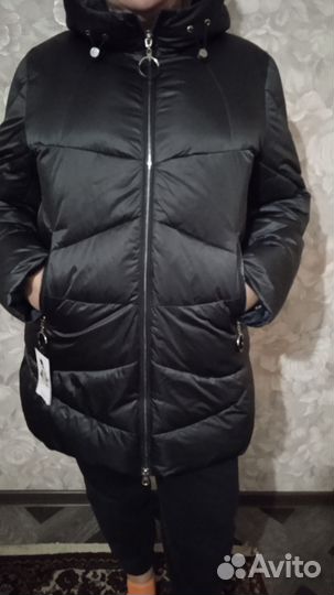 Куртка тёплая лёгкая новая 56- 58р