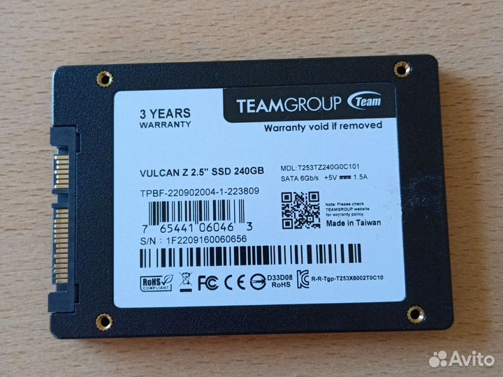 Ssd SATA 2.5 240GB
