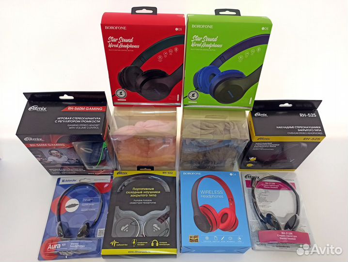 Игровые полноразмерные наушники для пк