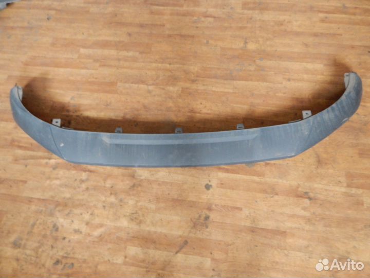 Юбка переднего бампера Audi Q5 2 2017-н.в Ауди нак