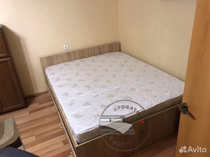 Кровать двухспальная с ящиками