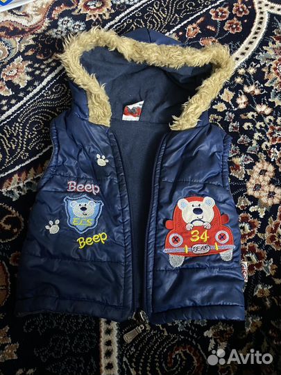 Безрукавка для мальчика