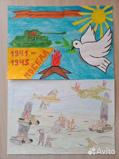 Рисунки в сад/школу на разные темы