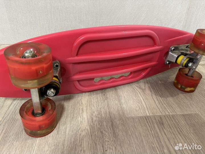 Лонгборд пенниборд круизер скейтборд светящийся 22