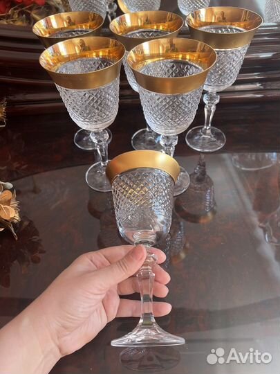Хрустальные фужеры Чехия