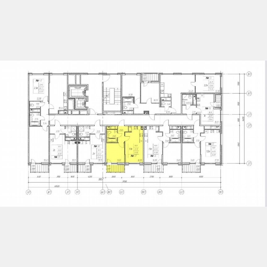 1-к. квартира, 34,9 м², 6/10 эт.