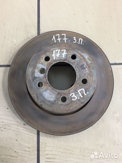 Задний тормозной диск BMW 5 E60 рестайлинг