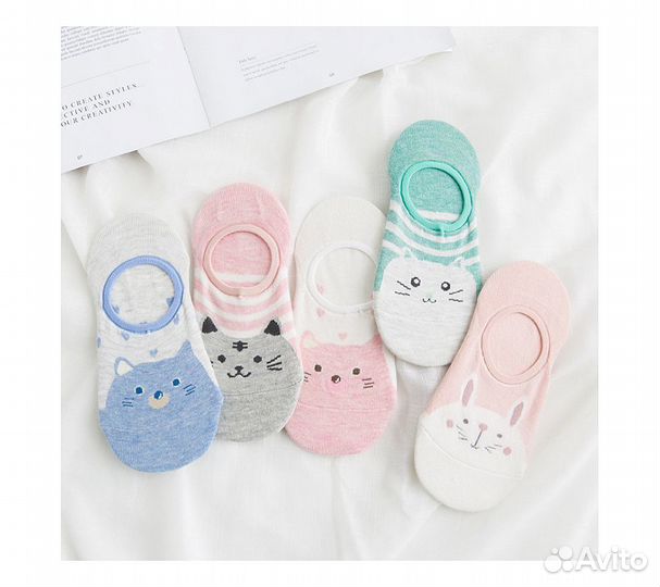 Носки Funfur Meow в наборе 5 пар
