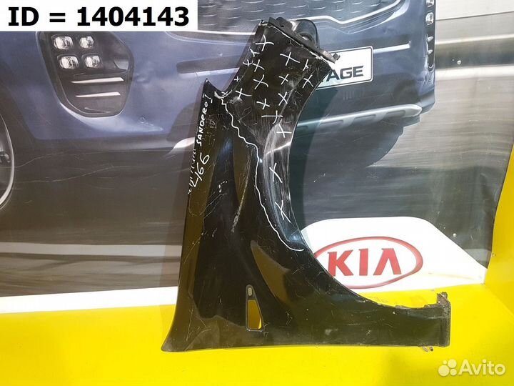 Крыло переднее правое Renault Sandero