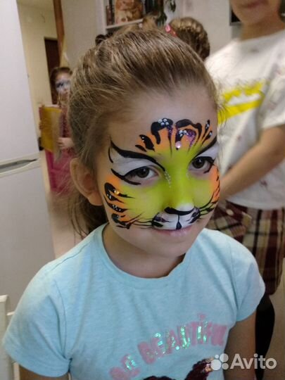 Аквагрим профессиональный, грим на Хэллоуин