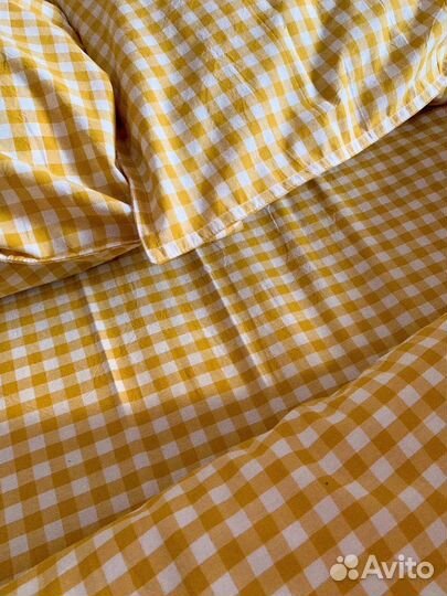 Чехол для подушки в клетку в стиле H&M home