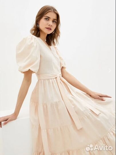 Хлопковое платье Zara S