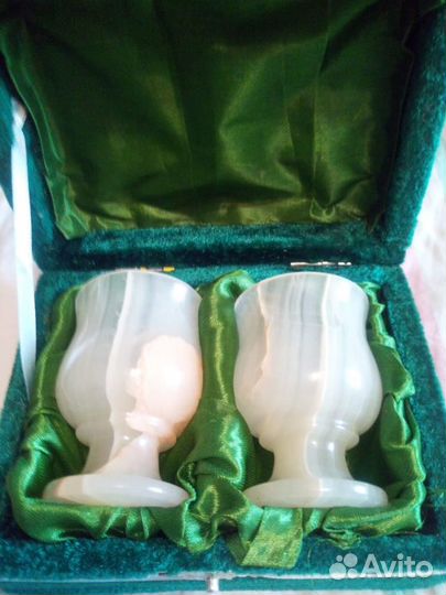 Подарочный набор из 2-х фужеров. Оникс