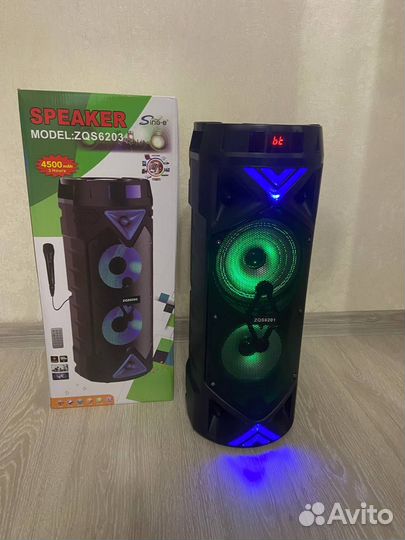 Большая мощная блютуз колонка