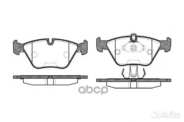 Колодки тормозные дисковые 227025 Road house