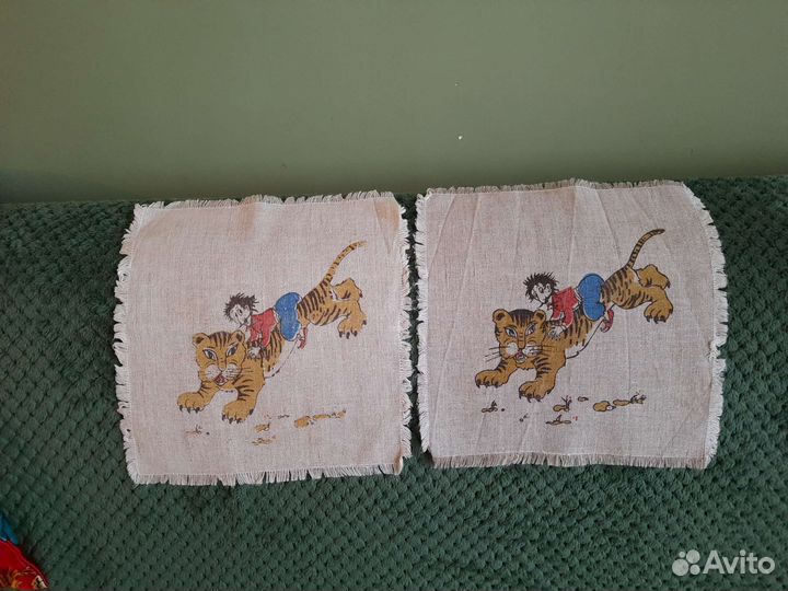 Салфетки льняные советские