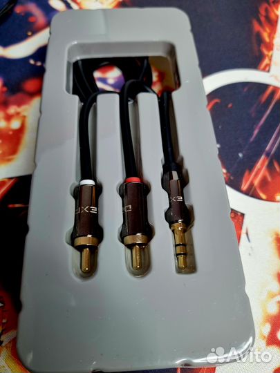 Кабель для колонок/ усилителя 3.5 jack на 2x RCA