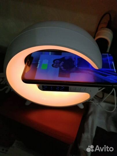 Ночник, будильник, колонка,и станция G-mini 4в1