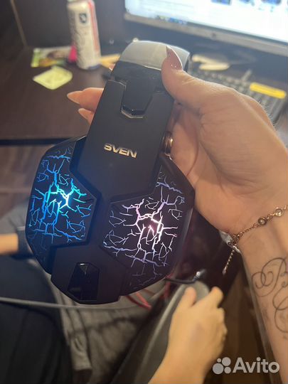 Игровые наушники с микрофоном