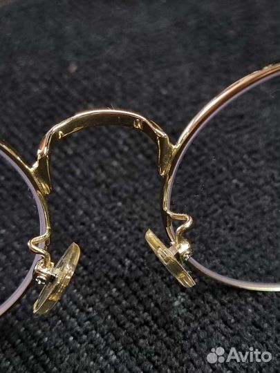 Очки Chrome Hearts ovaryeasy II Gold