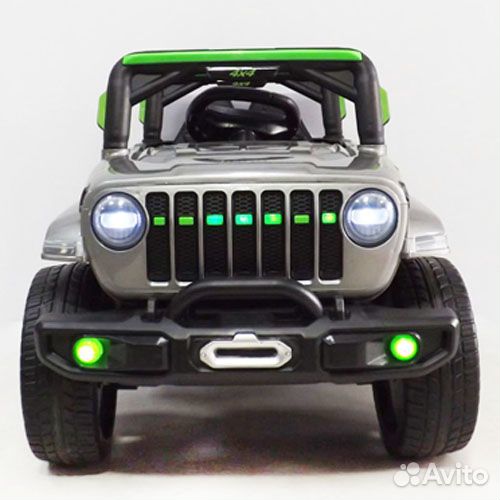 Детский электромобиль, серый