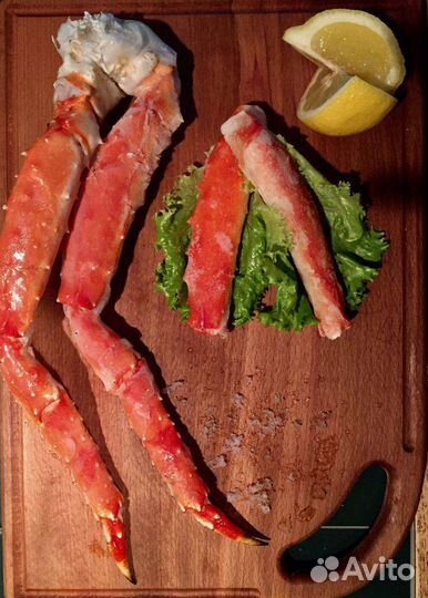 Клешни и филе Камчатского краба, краб-волосатик