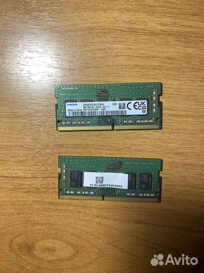 Оперативная память ddr4 8gb samsung