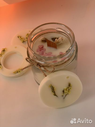 Ароматическая свеча из соевого воска