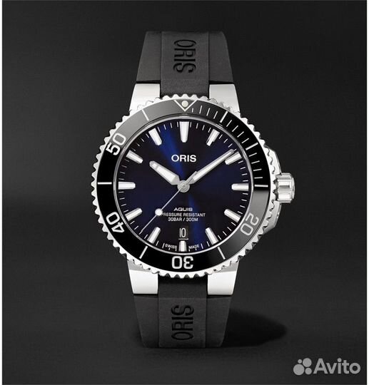 Часы Oris Aquis Date 41,5 mm Blue