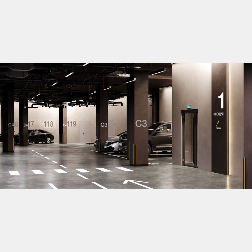 3-к. квартира, 95,7 м², 3/19 эт.