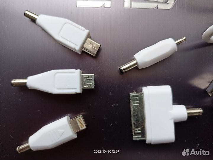 Набор переходников с USB кабелем для зарядки