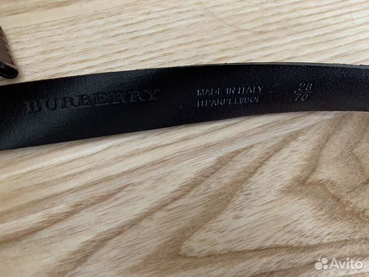 Ремень детский Burberry оригинал 70 см