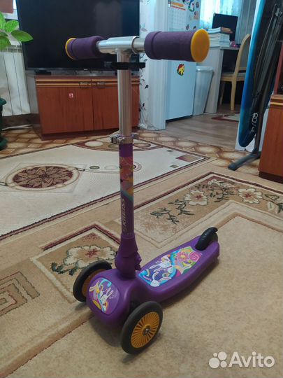 Самокат детский трехколесный складной
