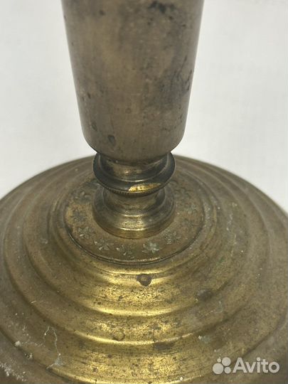 Старинные подсвечники латунь