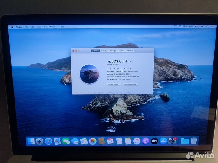 Apple MacBook Pro 2015 Mid 2012