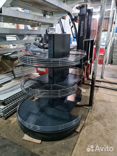 Стеллаж металлический серый 200 шт