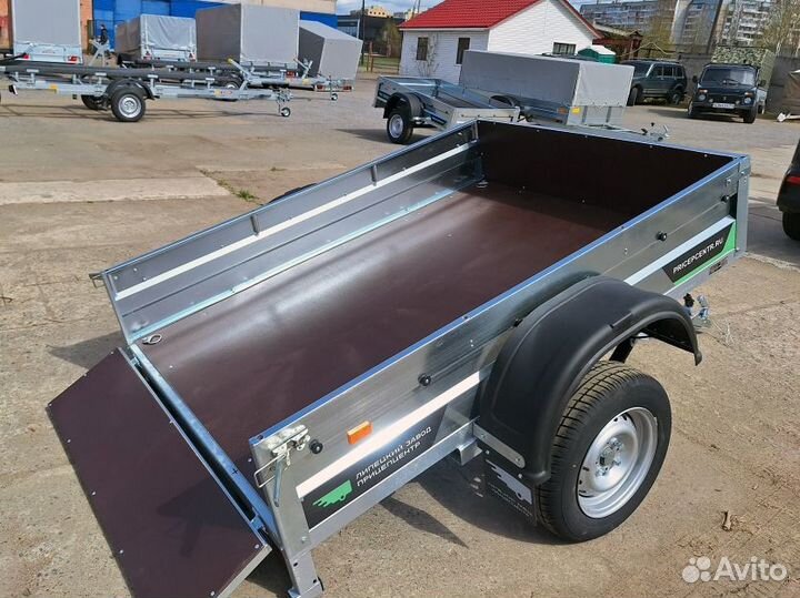 Прицеп 2.0х1.3 борт 320 мм оцинкованный Атлант