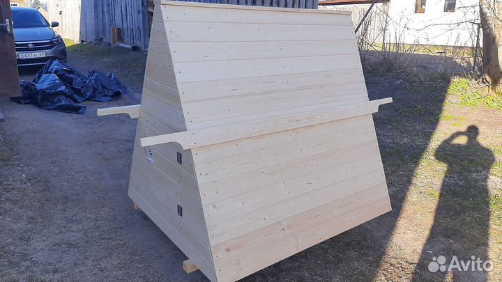 Мобильный летний домик для кур