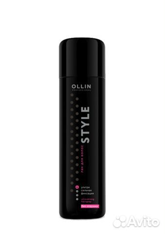 Ollin style Лак для волос ультрасильной фиксации б