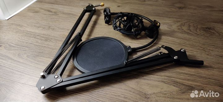 Пантограф для микрофона + паук+поп фильтр