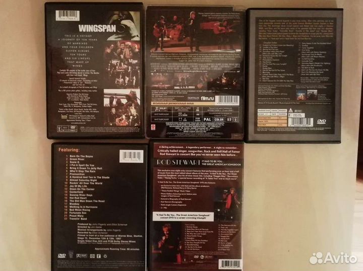 DVD диски поп рок