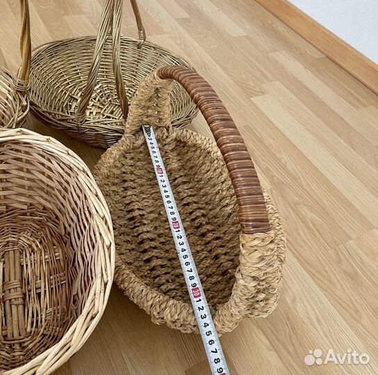 Корзина плетёная для подарков/цветов 25-30 см