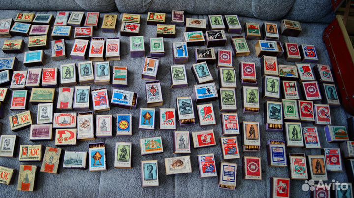 СССР Стопки этикетки банки селедочн спички Рига