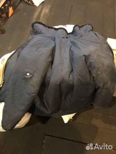 Бушлат + брюки на лямках зимнее для леса и рыбалки