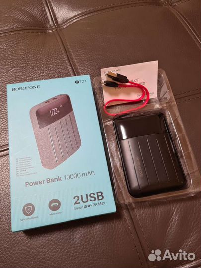 Внешний аккумулятор: Asus 10050mAh, Borofone 10000